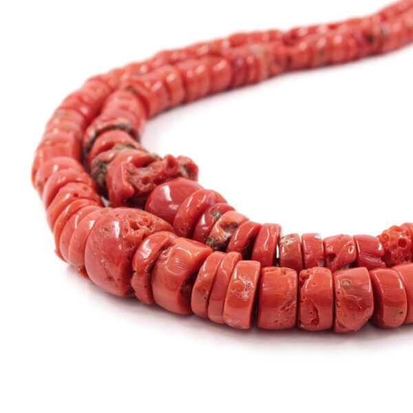 Mediterranean Coral strands gradation washer shape