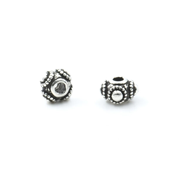 Sterling silver spacer washer shape size 7x4mm