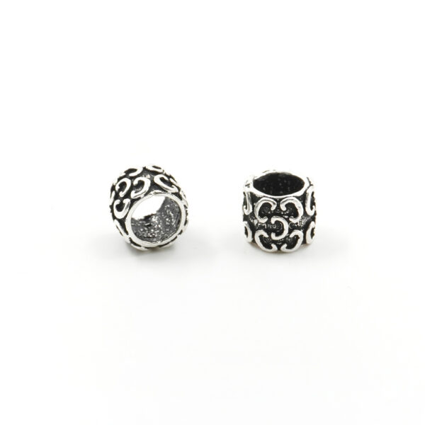 Sterling silver spacer washer shape size 8x6mm