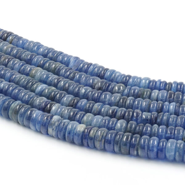 Kyanite strands washer shape size 8x2mm