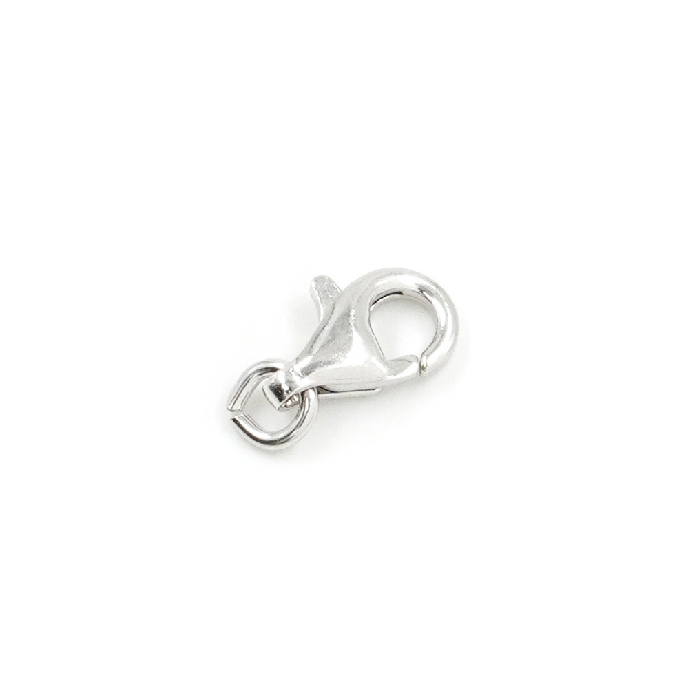 Argento 925 chiusura da 4x8mm a 9x16mm – Rodiato