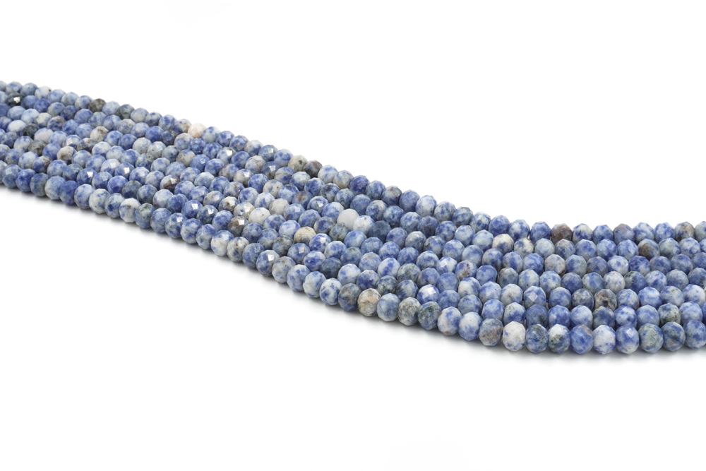 Sodalite strands faceted washer shape size 8x6mm - Image 2