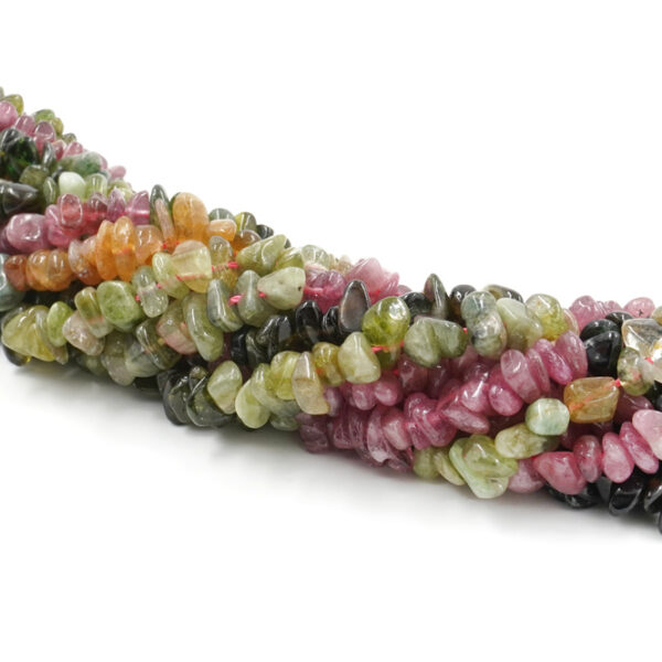 Tourmaline strands chips shape size 4x6mm