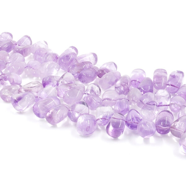 Amethyst strands stone shape size 20x10mm - Flag Hole