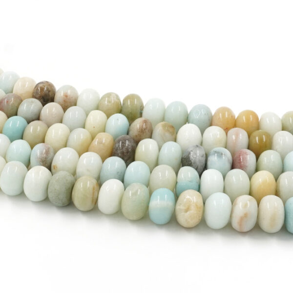 Amazonite strands washer shape size 12x8mm – Multicolor