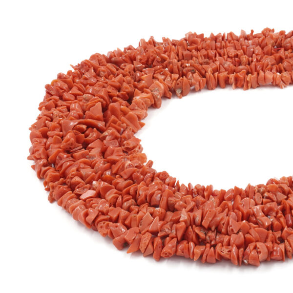 Mediterranean coral strands chips shape