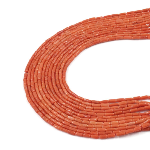 Mediterranean coral strands cylindrical shape size ~5x2,5mm – Sciacca