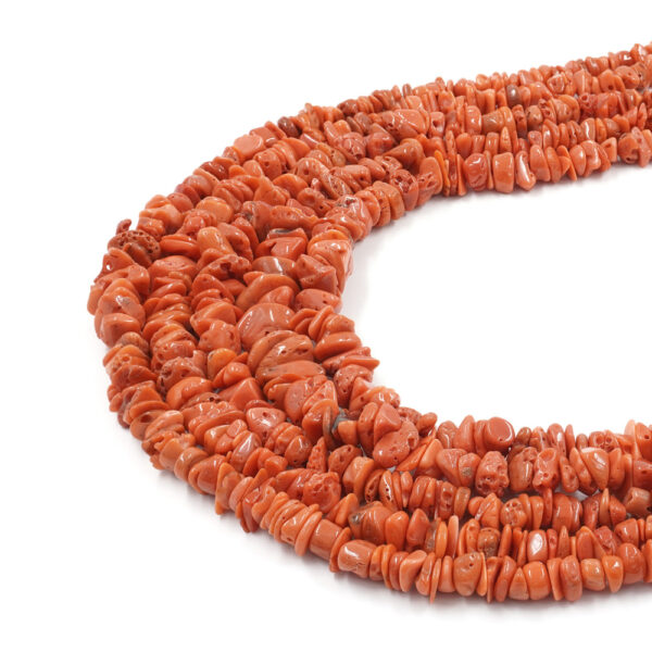 Mediterranean coral strands chips shape