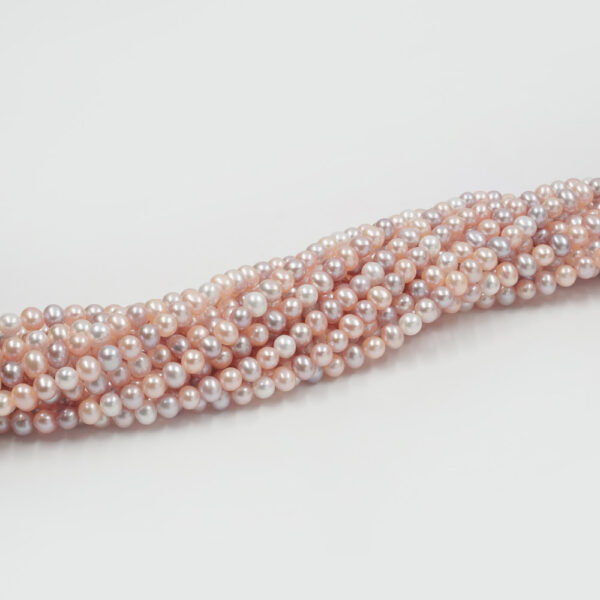 Perle d'acqua Dolce fili round 6-6½mm - Multicolor