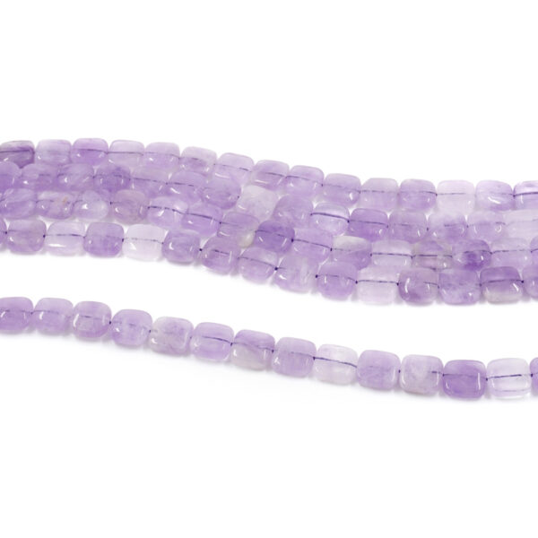 Ametista lavanda fili quadrati 12mm