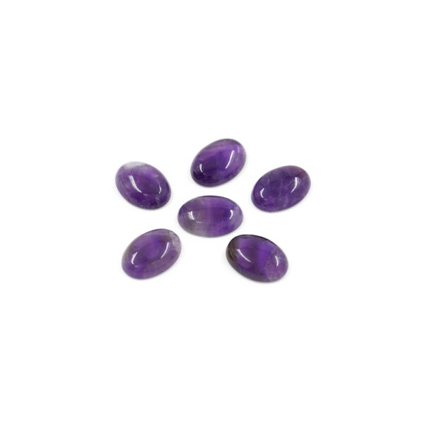 Amethyst Cabochon oval shape size 18x13mm