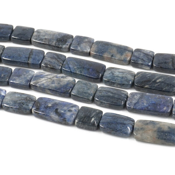 Dumortierite fili rettangoli 25x13mm e 18x13mm e quadrati 13mm