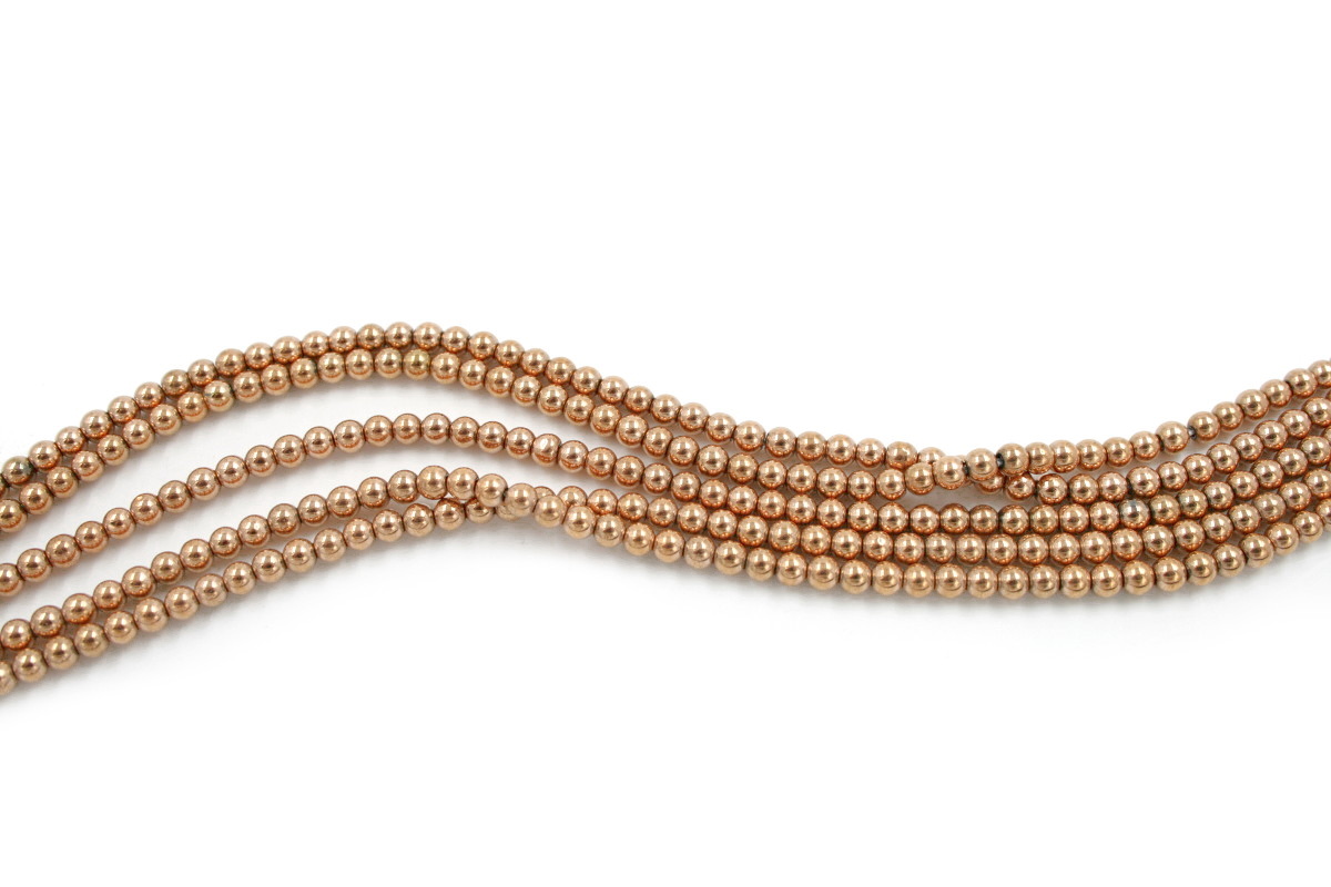 Ematite fili tondi 2mm – Rosa - immagine 3