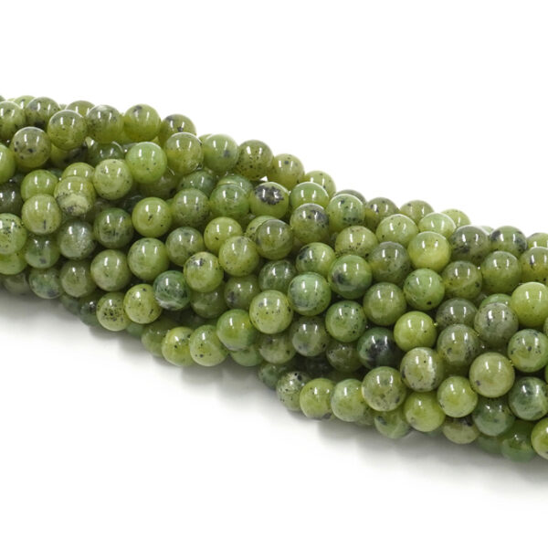 Canadian Jade strands round shape size 6mm