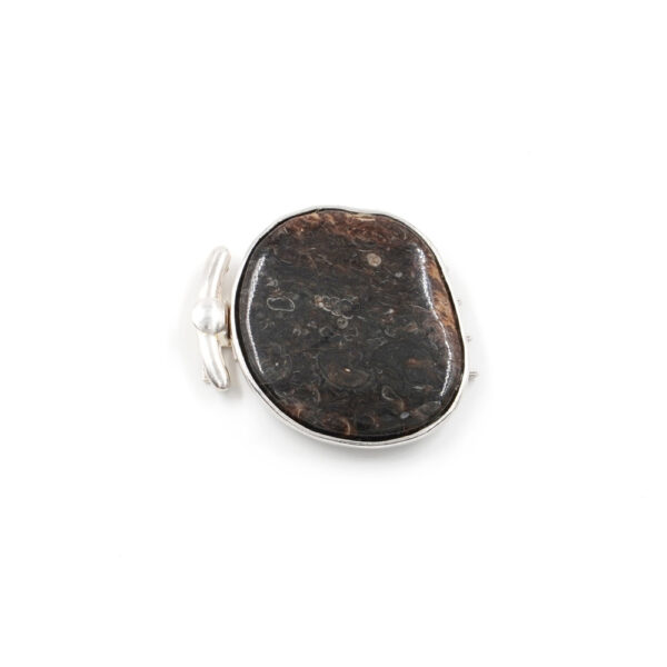 Chiusura in argento 925 con turitella – Rodiato