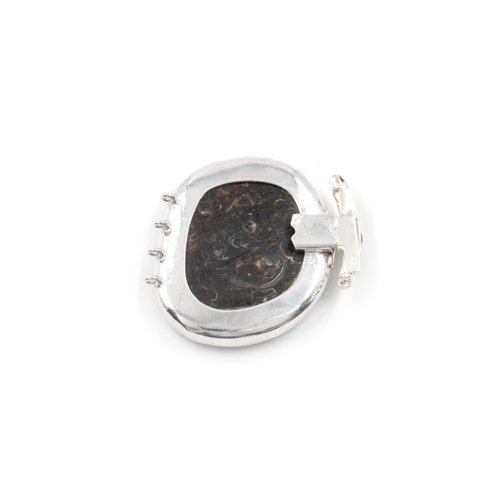 Chiusura in argento 925 con turitella – Rodiato - immagine 3