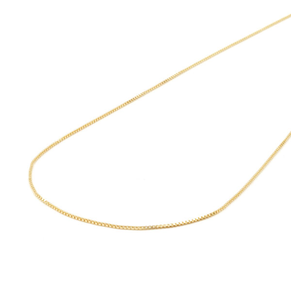 Sterling Silver Veneziana Necklace with 925 mark – 1,10gr – Length 45cm – Golden Color