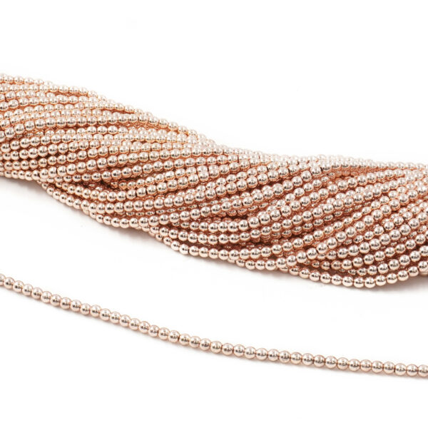 Ematite fili tondi 2mm – Rosa