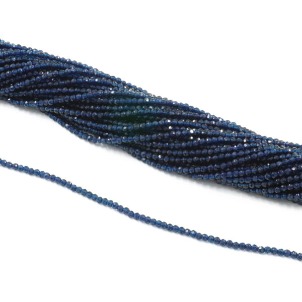 Zirconi fili round sfaccettati 2mm - Blu