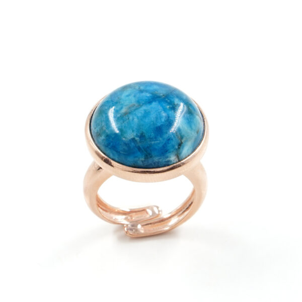 AN623 - Sterling silver ring with apatite