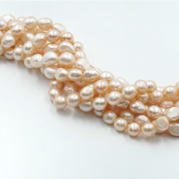 Fresh Water Pearls strands baroque shape size 10-11mm – Natural Color
