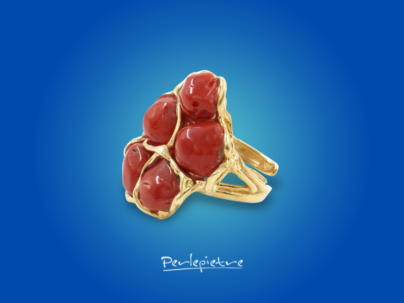 Coral processing: the intrinsic beauty of the rings