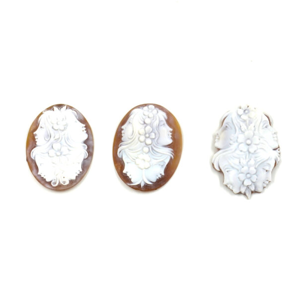 Cameos Sardonic handmade engraved size 50-55mm