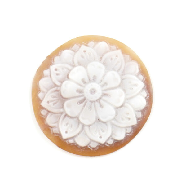 Cameos Sardonic handmade engraved size 30mm – Sunflower