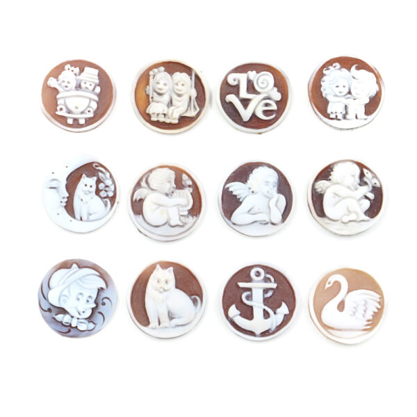 Cameos Sardonic handmade engraved size 20mm