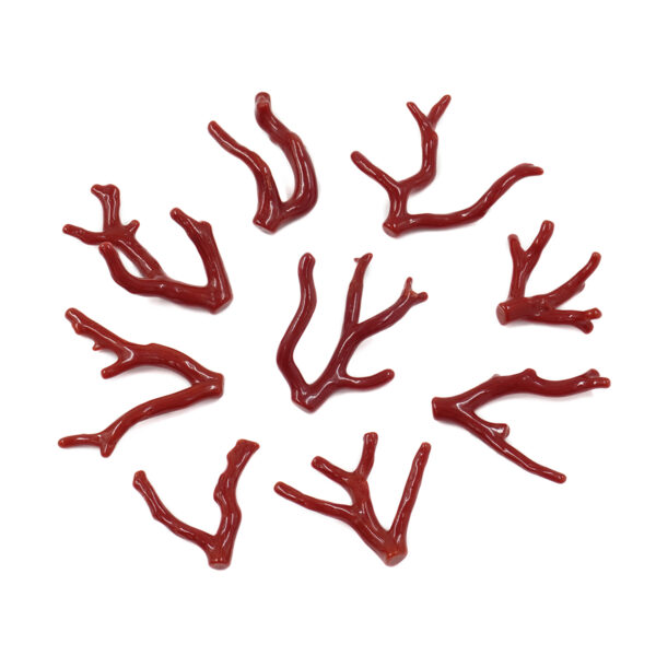 Mediterranean Coral loose branch shape from 3,00gr to 4,00gr – Dark Color