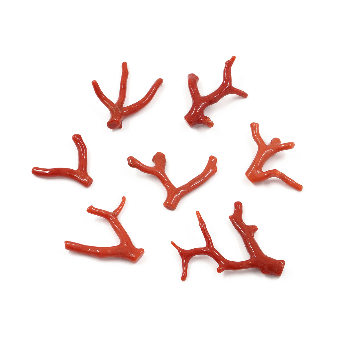 Mediterranean Coral loose branch shape from 1,00gr to 2,50gr – <strong>Second Quality</strong>
