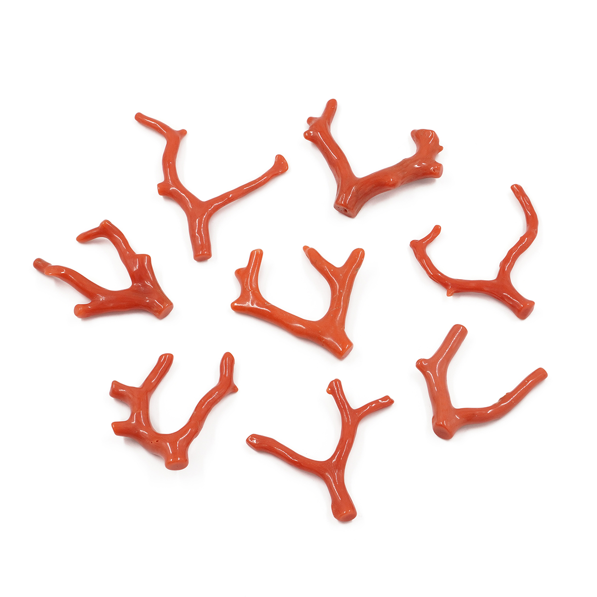 Mediterranean Coral loose branch shape from 2,60gr to 3,90gr – <strong>Second Quality</strong>