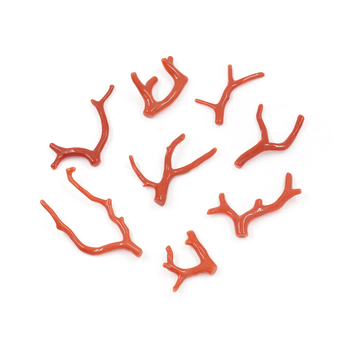 Mediterranean Coral loose branch shape from 1,00gr to 2,50gr