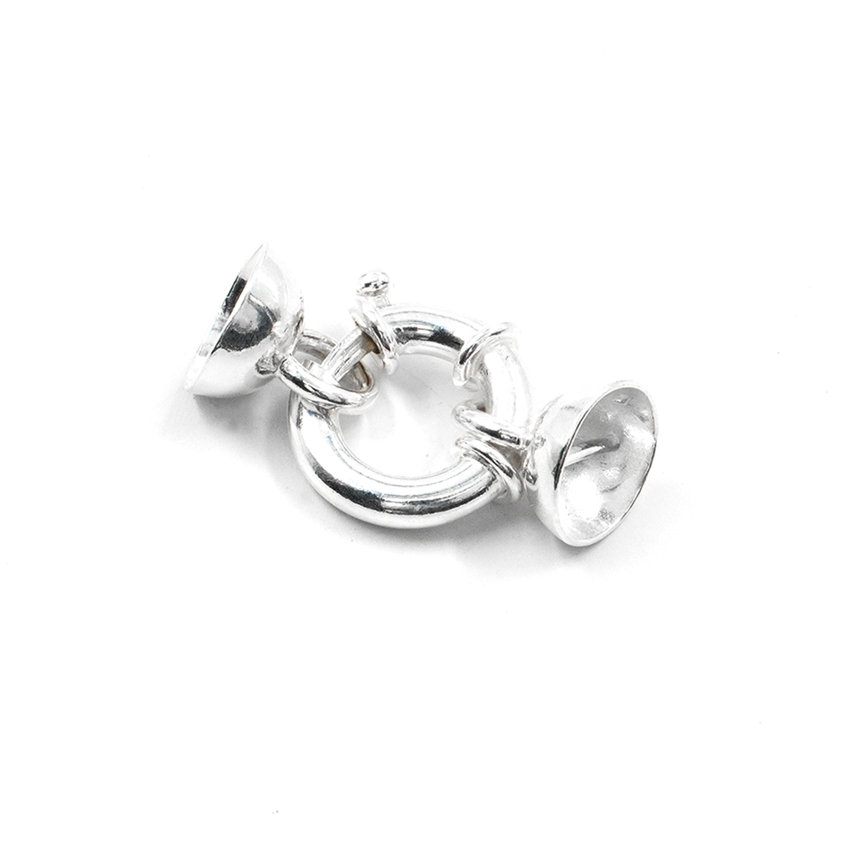Argento 925 chiusura 14mm coppa 10mm – Argentato