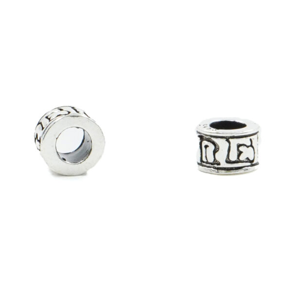 Sterling Silver spacer washer shape size 6x3mm
