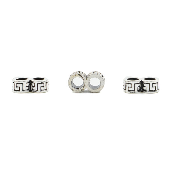 Argento 925 distanziatori rondelle doppi 5x3mm