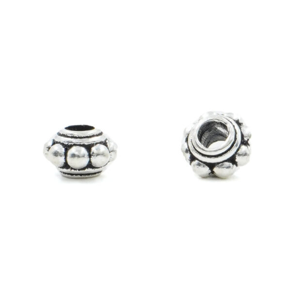 Argento 925 distanziatori rondelle 6x4mm