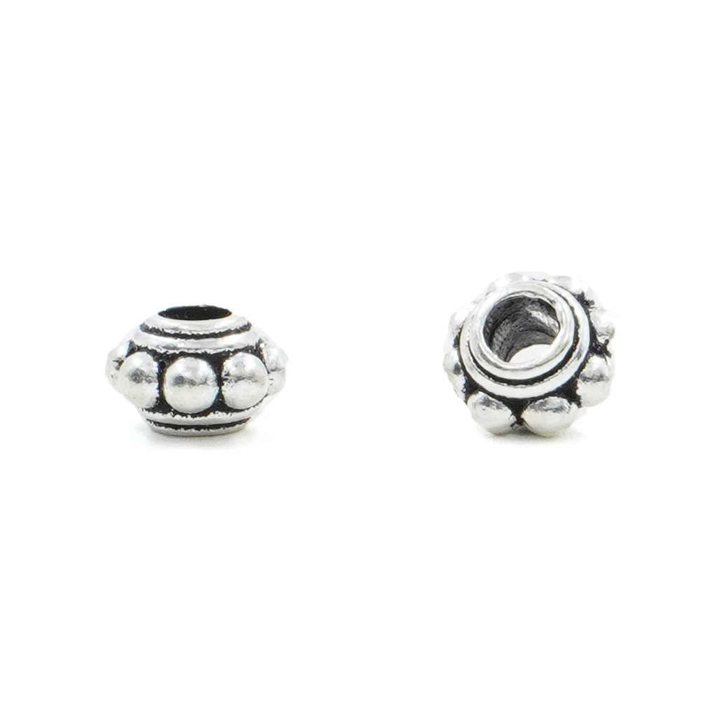 Argento 925 distanziatori rondelle 6x4mm