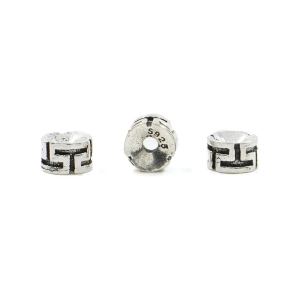 Sterling Silver spacer washer shape size 5x3mm