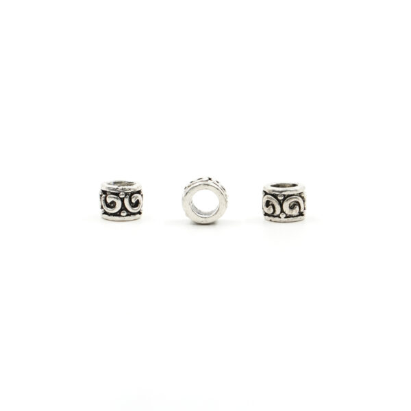 Sterling Silver spacer washer shape size 7,5x6mm