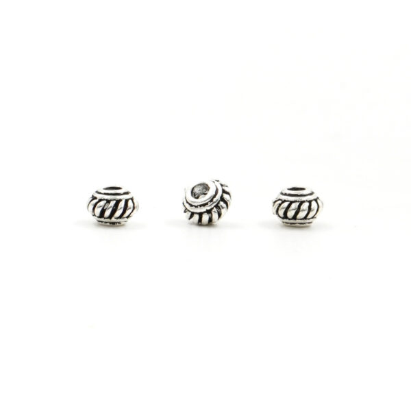 Sterling Silver spacer washer shape size 5,5x4mm