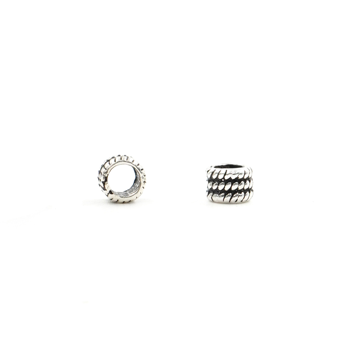 Argento 925 distanziatori rondelle 6x4,5mm