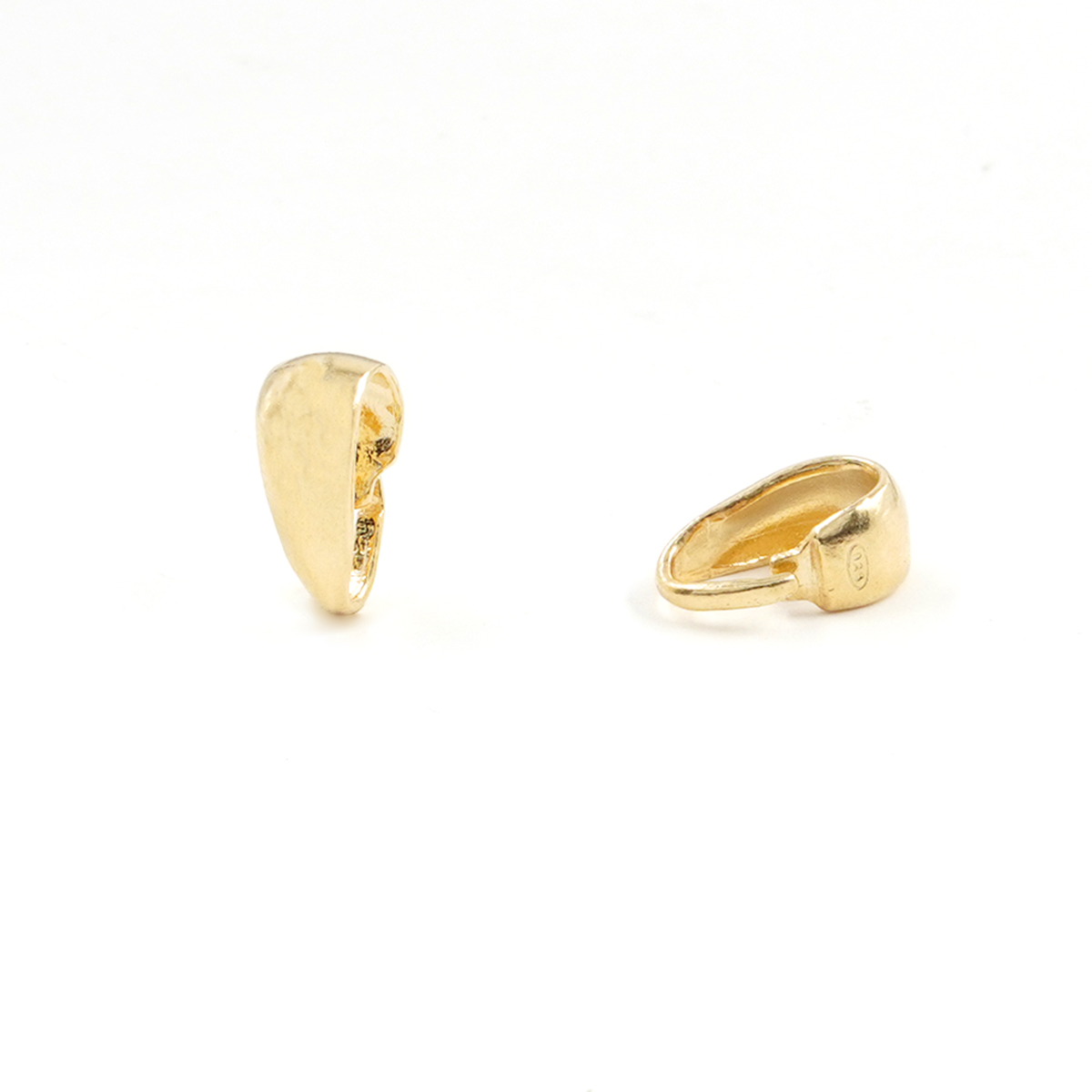 Argento 925 gancio per ciondolo aperto – Dorato