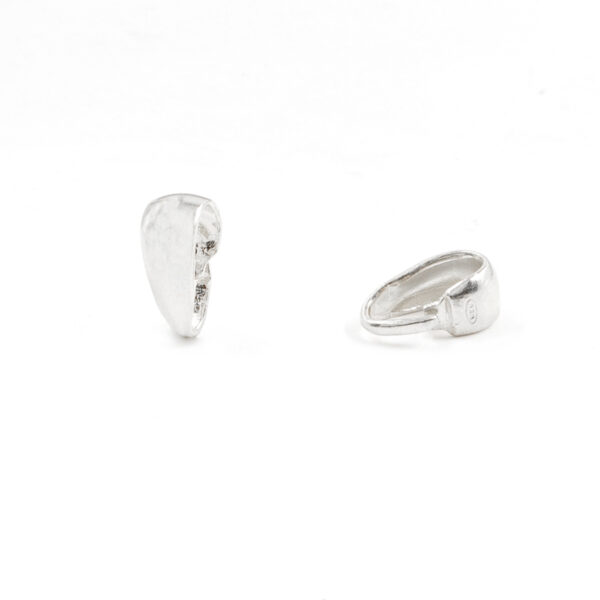 Sterling Silver open hook for pendant – Silver Color