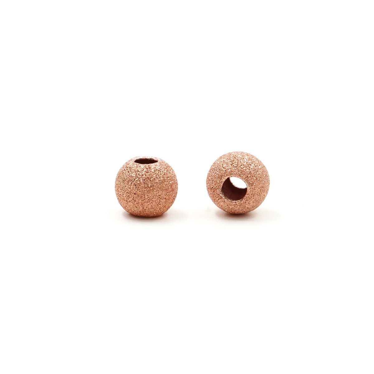 Argento 925 sfera diamantata 11mm – Rosato