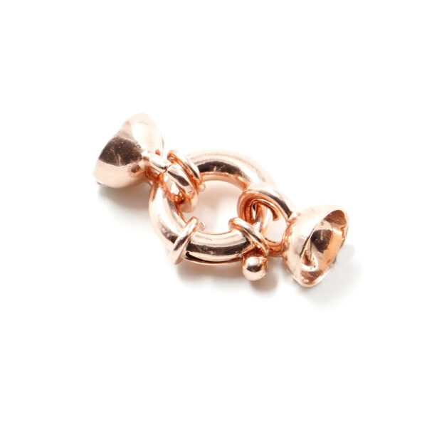 Argento 925 chiusura 12mm coppa 8mm – Rosato