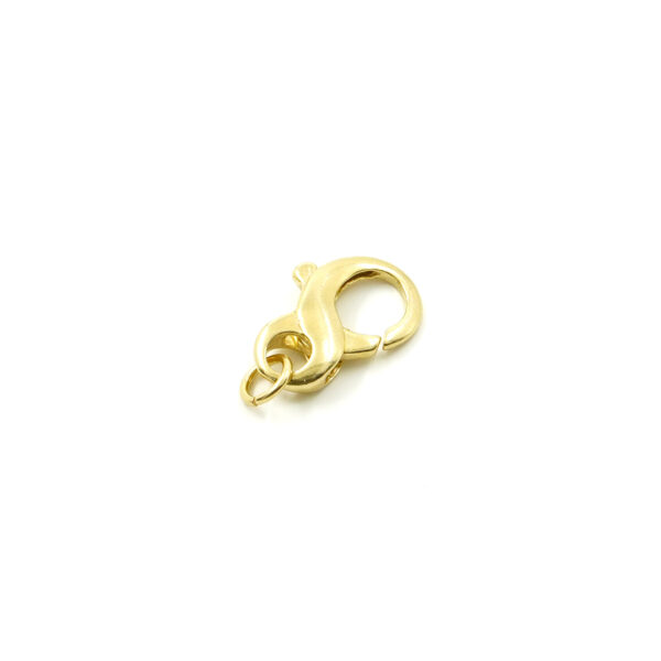 Sterling Silver clasp eight shape size from 7x13mm to 12x20mm – Golden Color