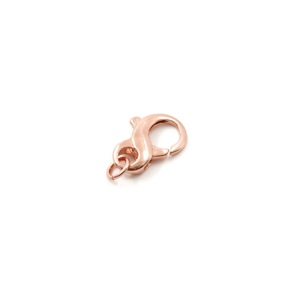 Sterling Silver clasp eight shape size from 7x13mm to 12x20mm – Rose Color