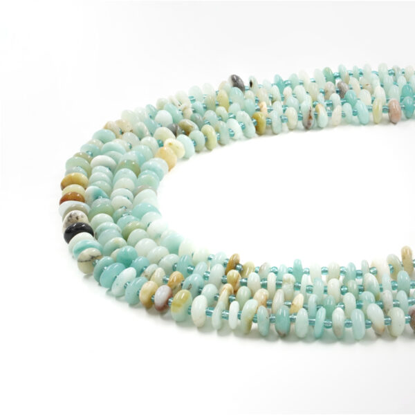 Amazonite strands chips shape size shape size 12x10mm