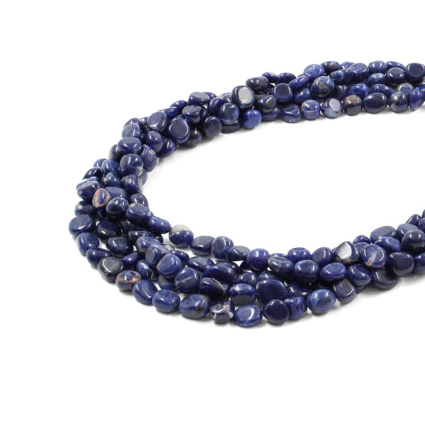 Orange Sodalite strands tumble shape size about 10x8mm